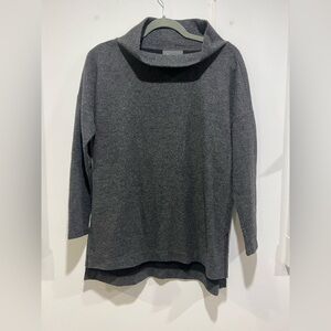 Anthropologie Charcoal Cowl Neck Sweater